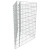 vidaXL Gabion Raised Bed Silver Galvanized Steel Medium