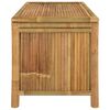 vidaXL Garden Storage Box Natural Bamboo Bamboo, Polyethylene
