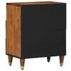 vidaXL Bedside Cabinet Honey Brown 19.69 x 12.99 x 24.41 in