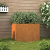 vidaXL Planter Rusty Corten steel Medium Decorative Inlays Planter