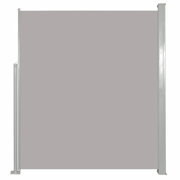 vidaXL Side Awning Grey