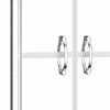 vidaXL Shower Door Clear ESG 39.8"x74.8"