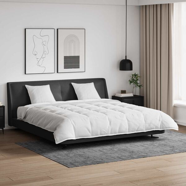 vidaXL Duvet Set with Pillow 3 pcs White Down Feather