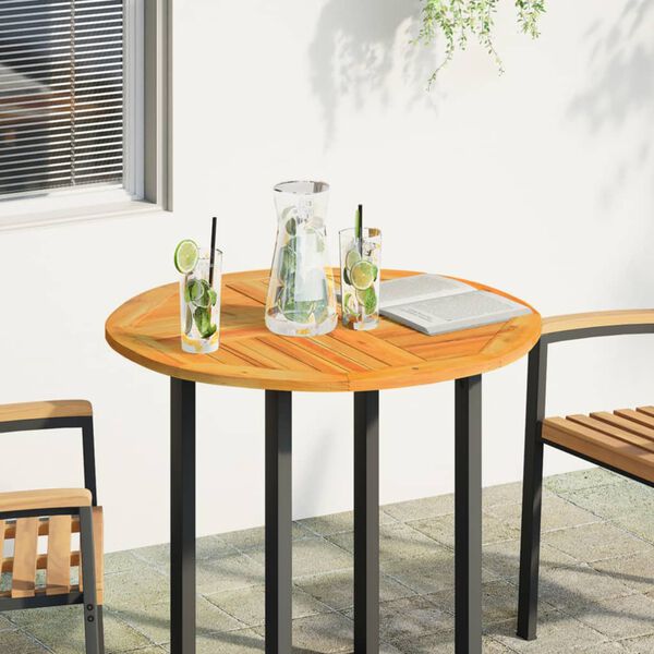 vidaXL Table Top Natural Wood Solid Acacia Wood Durable Table Top