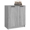 vidaXL Shoe Cabinet Grey Sonoma Engineered Wood Medium Doors