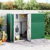 vidaXL Tool Shed Green Galvanized Steel Large Garden Tool Shed