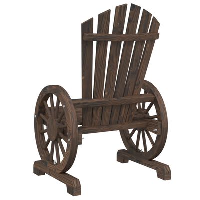 vidaXL Patio Adirondack Chairs 2 pcs Solid Wood Fir