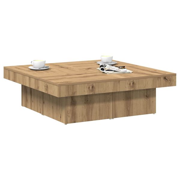vidaXL Coffee Table Artisan Oak Engineered Wood Medium Coffee Table