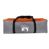 vidaXL Family Tent Tunnel 8-Person Grey and Orange Waterproof