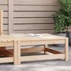 vidaXL Garden Footstool Brown Solid pine wood 27.6x27.6x11.8 in Modular