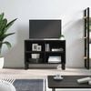 vidaXL TV Cabinet Black Engineered Wood 27.4 x 11.8 x 19.7 in TV Cabinet