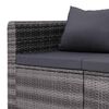 vidaXL Garden Sofa Set Set of 4 Grey