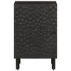 vidaXL Bathroom Cabinet Black Solid Mango Wood 15.0x13.0x22.8 in