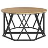 vidaXL Coffee Table Artisan Oak 31.50 x 31.50 x 16.54 in