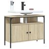 vidaXL Bathroom Sink Cabinet Sonoma oak Engineered Wood Medium