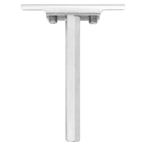 vidaXL Floating Shelf Brackets 12pcs Invisible Ø0.47x3.94" Carbon Steel