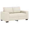 vidaXL Sofa 3 pcs Beige Linen-blend Fabric