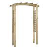 vidaXL Garden Arch Green Green treated pine wood Large Durable