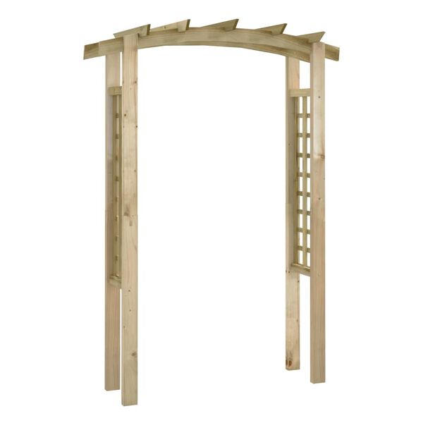 vidaXL Garden Arch Green Green treated pine wood Large Durable