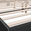 vidaXL Bed Frame Black Engineered Wood Full Modern Bed Frame
