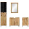 vidaXL Bathroom Furniture Set Mango desert brown