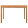 vidaXL Dining Table Warm wood tone Solid Teak Wood Medium Durable