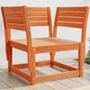 vidaXL Garden Chair Wax brown Solid pine wood Standard Modular
