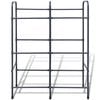 vidaXL Steel Shelf for 6 Crates