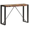 vidaXL Console Table Multicolor Solid reclaimed wood and steel