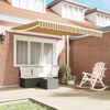 vidaXL Retractable Awning Multicolour 137.80 x 98.43 in