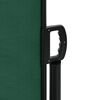 vidaXL Retractable Side Awning Dark Green