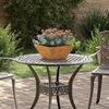 vidaXL Garden Planter 5 pcs Rusty 13.78 x 13.78 x 5.91 in