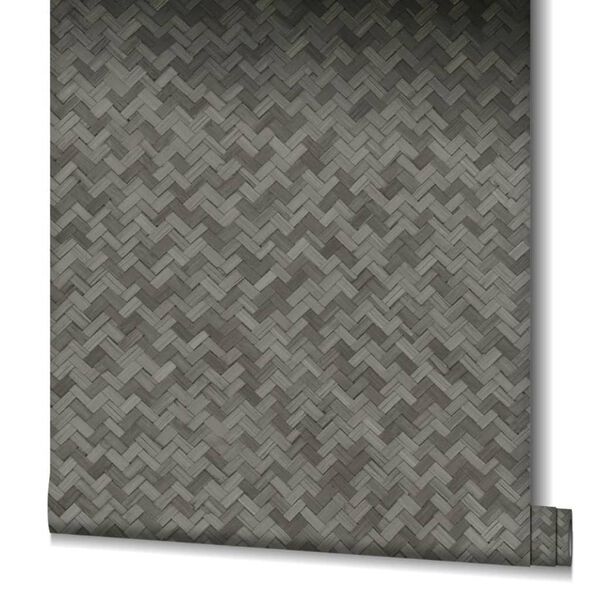 Noordwand Wallpaper Black and Grey Nonwoven Standard roll Pattern