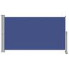 vidaXL Side Awning Blue Polyester with PU coating 55.1 x 118.1 in