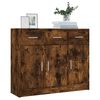 vidaXL Sideboard Smoked oak Engineered wood Medium Sideboard