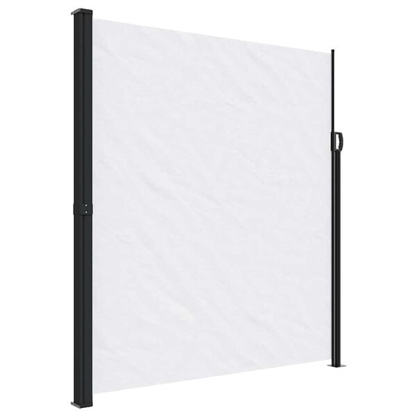 vidaXL Retractable Side Awning White