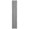 vidaXL Book Cabinet Grey Sonoma Engineered Wood Tall Book Cabinet