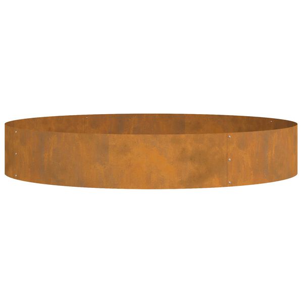 vidaXL Garden Planter Brown 47.24 x 47.24 x 7.87 in Weathering Steel