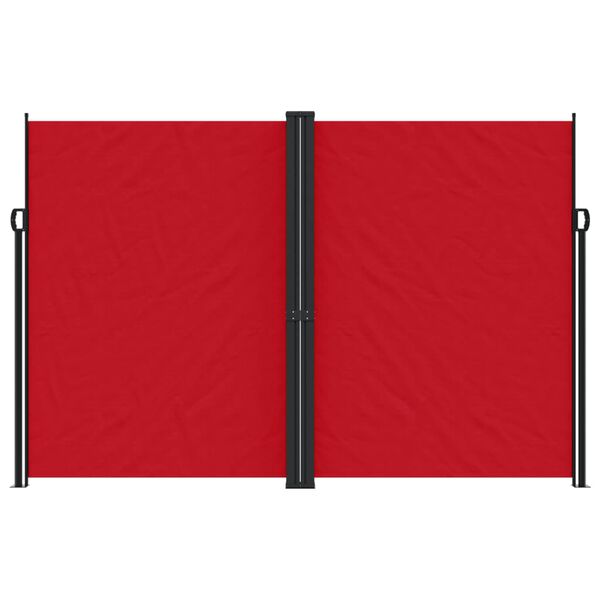 vidaXL Retractable Side Awning Red