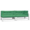 vidaXL Pallet Cushion Set of 5 Green 100% Polyester Medium
