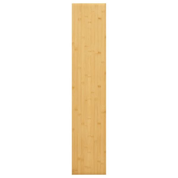 vidaXL Wall Shelf Natural Bamboo Bamboo 39.4 x 7.9 x 1.6 in