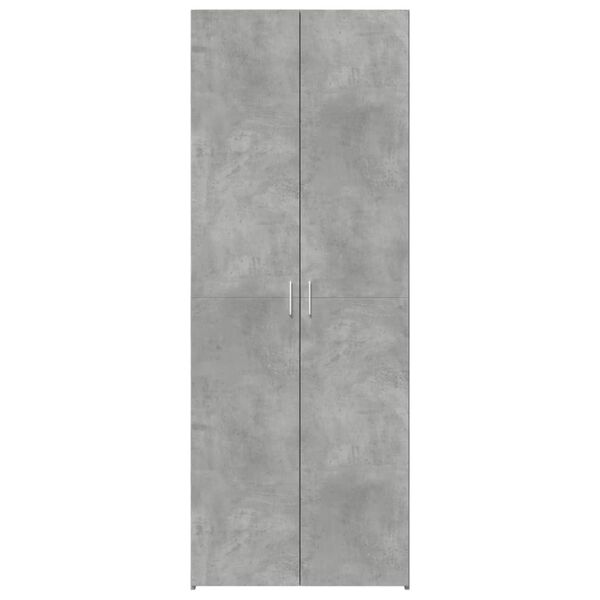 vidaXL Highboard Concrete grey Engineered wood Tall Highboard