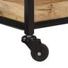 vidaXL Kitchen Trolley 23.6"x15.7"x31.5" Solid Rough Wood Mango
