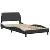 vidaXL Bed Frame Black and White