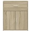 vidaXL Sideboard Sonoma oak Engineered wood Storage Sideboard