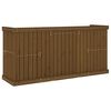 vidaXL Balcony Set Honey brown Solid pinewood Compact Durable