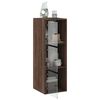 vidaXL Wall Cabinet Brown oak Engineered wood Medium Wall Cabinet