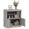 vidaXL Sideboard Grey Sonoma Engineered wood 23.6x14.6x26.4 in Sideboard