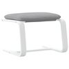 vidaXL Footstool Light Gray 20.1" x 16.1" x 15.7" Fabric