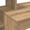 vidaXL Desk Artisan Oak 39.37 x 15.75 x 35.43 in Engineered Wood